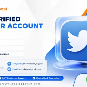 Buy Twitter Verified Account – Premium Verified X Account Available | AcctroBoost