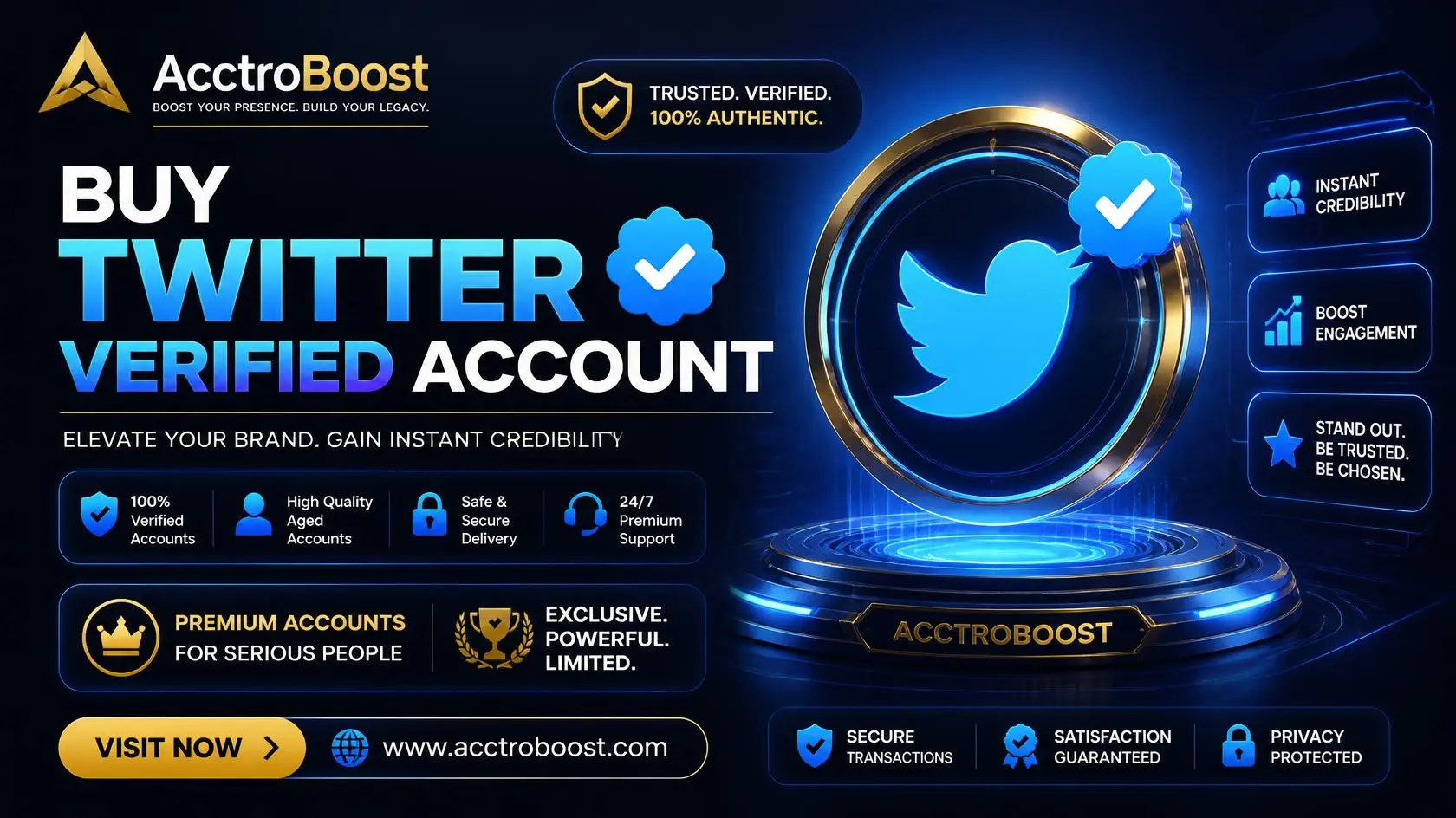Buy a Twitter Verified Account | Premium X Accounts Available