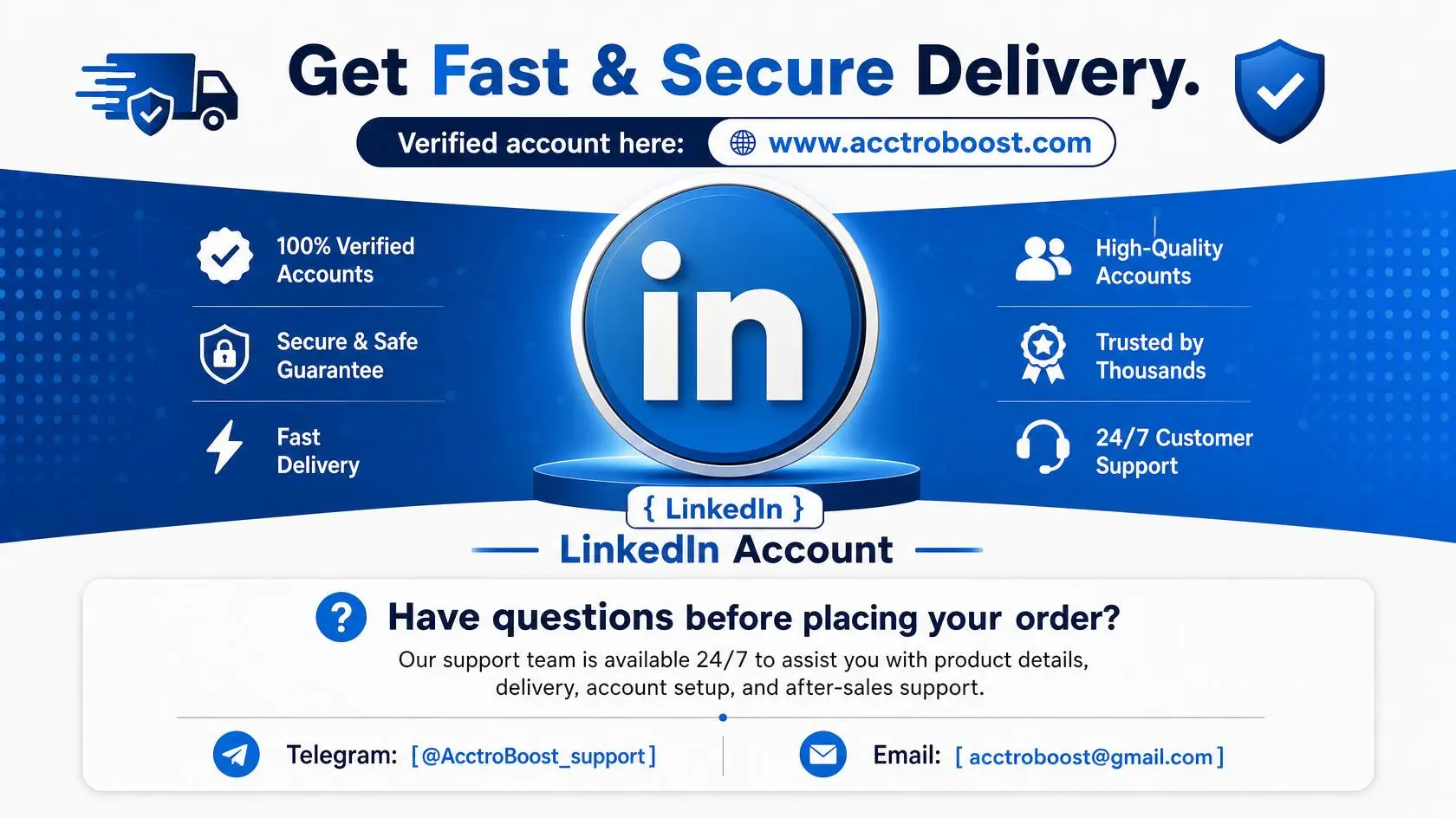 Buy LinkedIn Verified Accounts