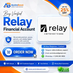 Buy Verified Relay Financial Account | Secure Business Banking | AcctroBoost