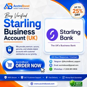 Buy Verified Starling Business Account UK | AcctroBoost